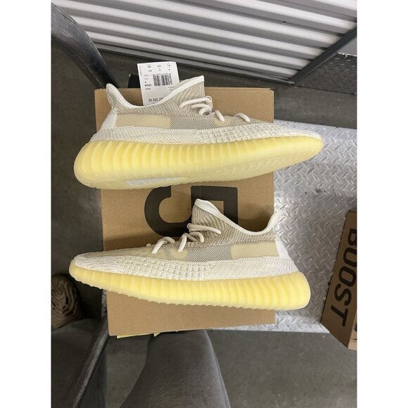 Adidas Yeezy Boost 350 V2 Natural FZ5246 Size US M 9.5 Brand New in Box - Picture 1 of 8
